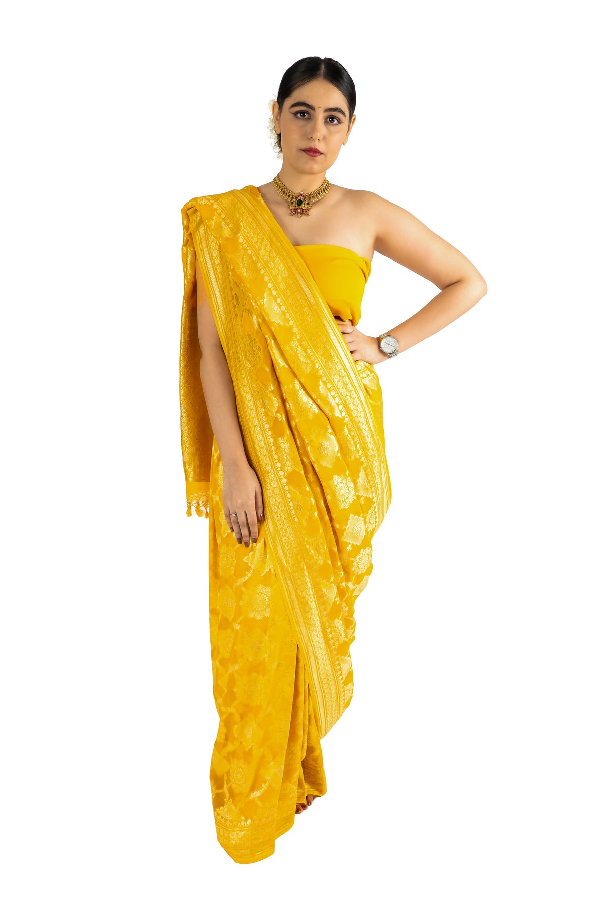 Pitambari saree
