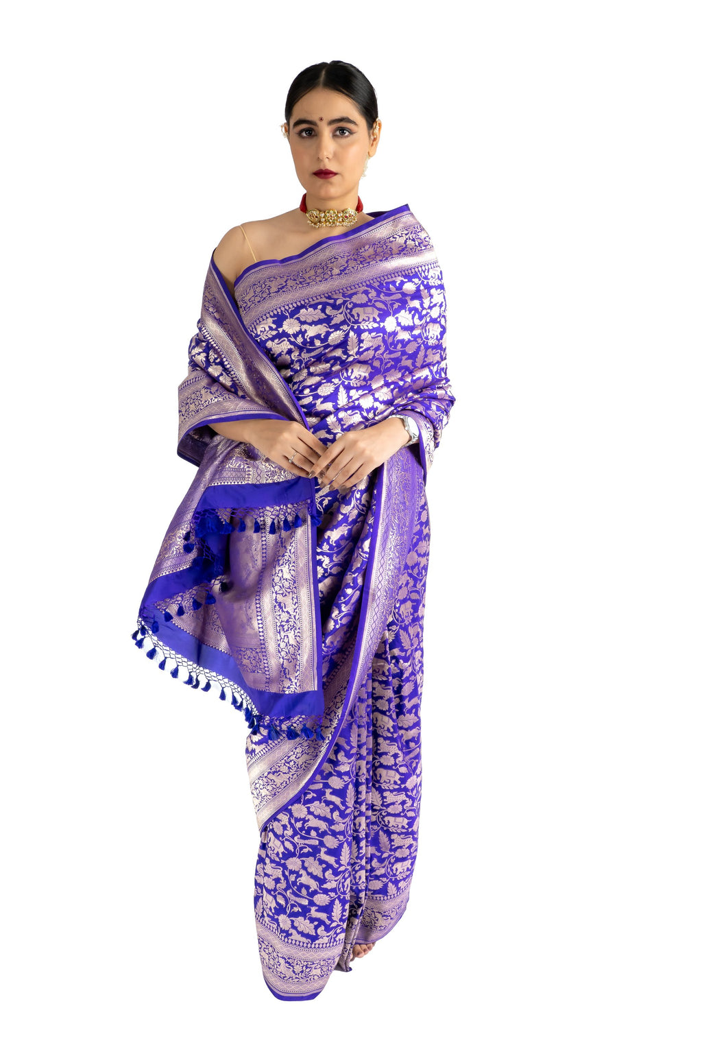 Chandraprabha saree